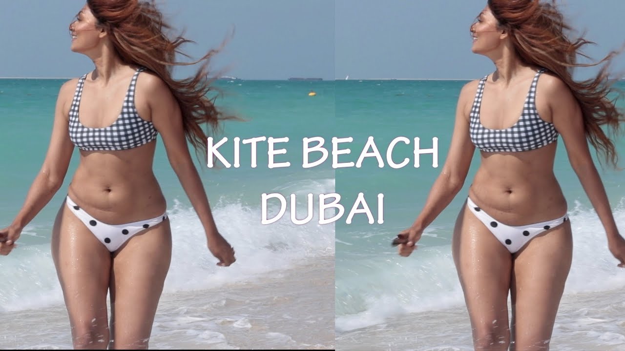 EXPLORING THE AMAZING KITE BEACH DUBAI | Bosslady Shruti