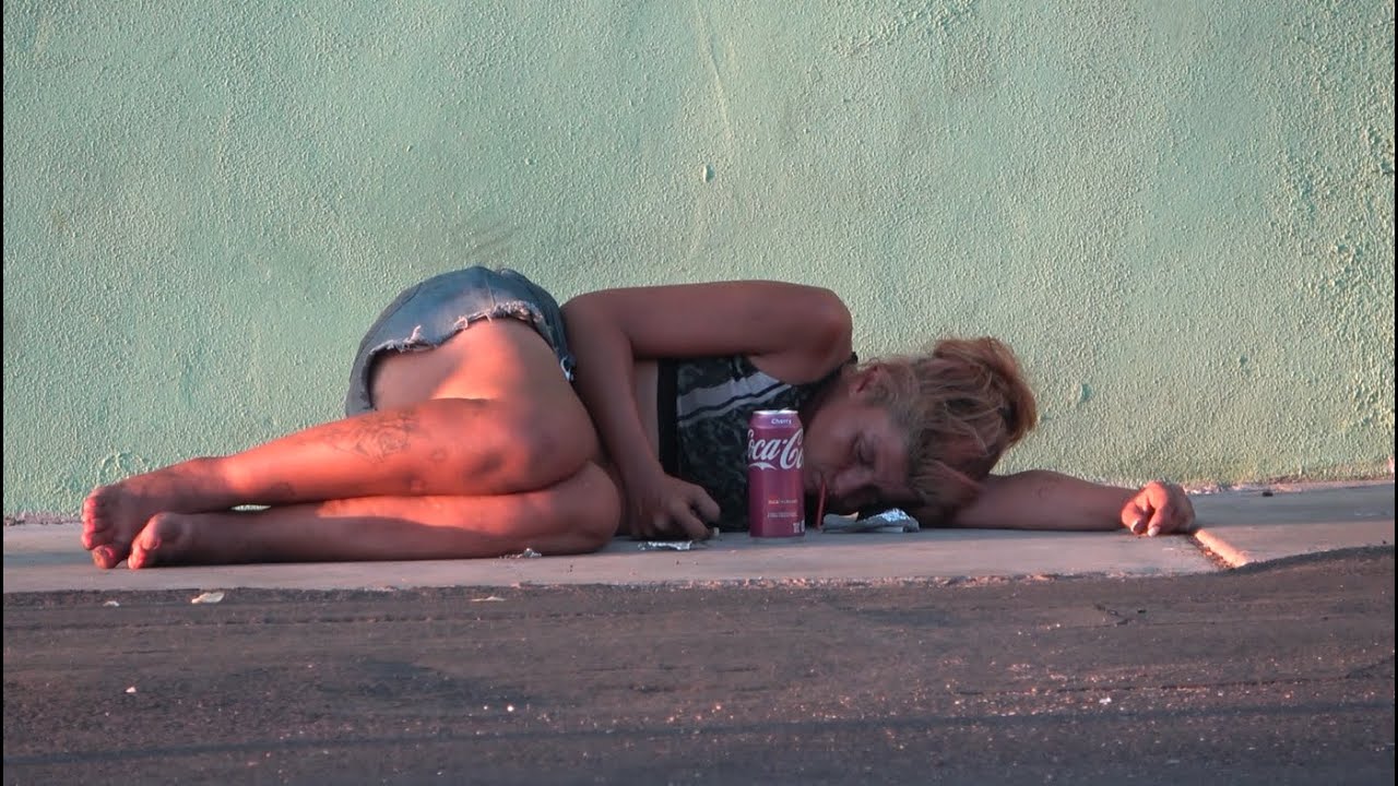 Homeless sleeping everywhere in Phoenix USA