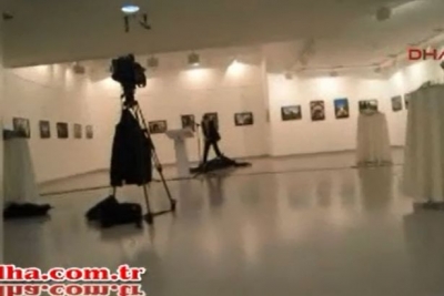 Rusya Büyükelçisi suikastinin hemen ardından yaşananlar kamerada